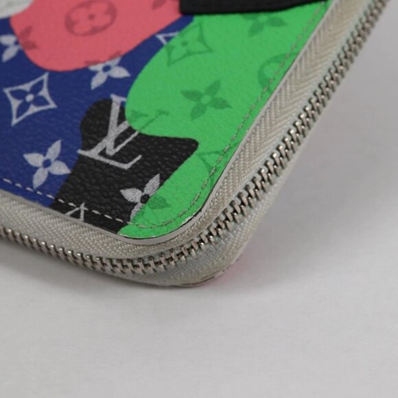 LOUIS VUITTON Monogram LV Portrait Zippy Wallet Vertical M82590 LV Auth 127987M - Picture 4 of 16